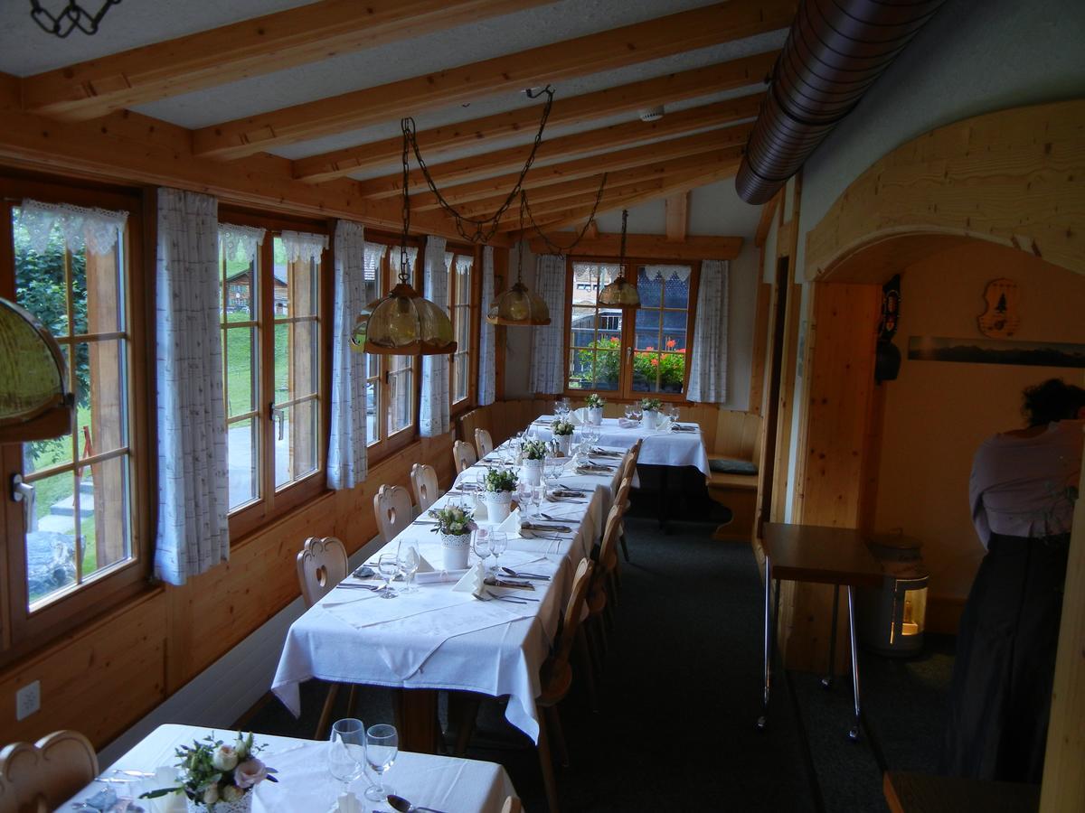 Restaurant Hotel Schermtanne Adelboden Exterior photo